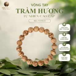 VÒNG TRẦM HƯƠNG TỰ NHIÊN TRẦM BÔNG VÂN INDO