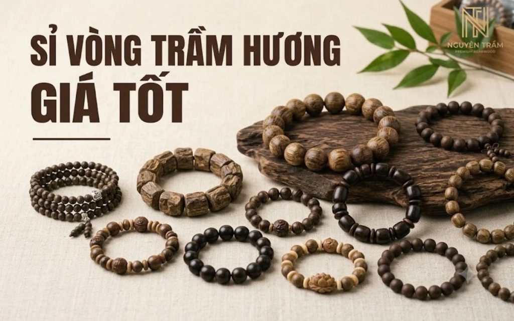 Sỉ vòng trầm hương giá tốt