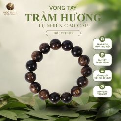 Vòng Trầm Tròn Đơn 12 ly