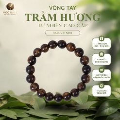 Vòng Trầm Tròn Đơn 8 ly