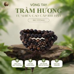 Vòng Trầm Tự Nhiên 5 ly 108 Hạt
